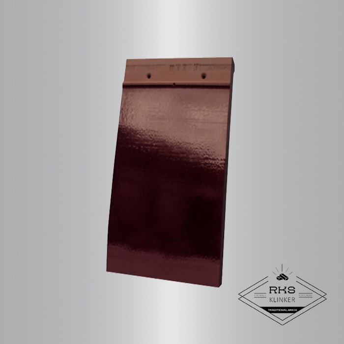 Керамическая черепица Koramic, Plain Tile Smooth, Wine Red Glazed в Смоленске